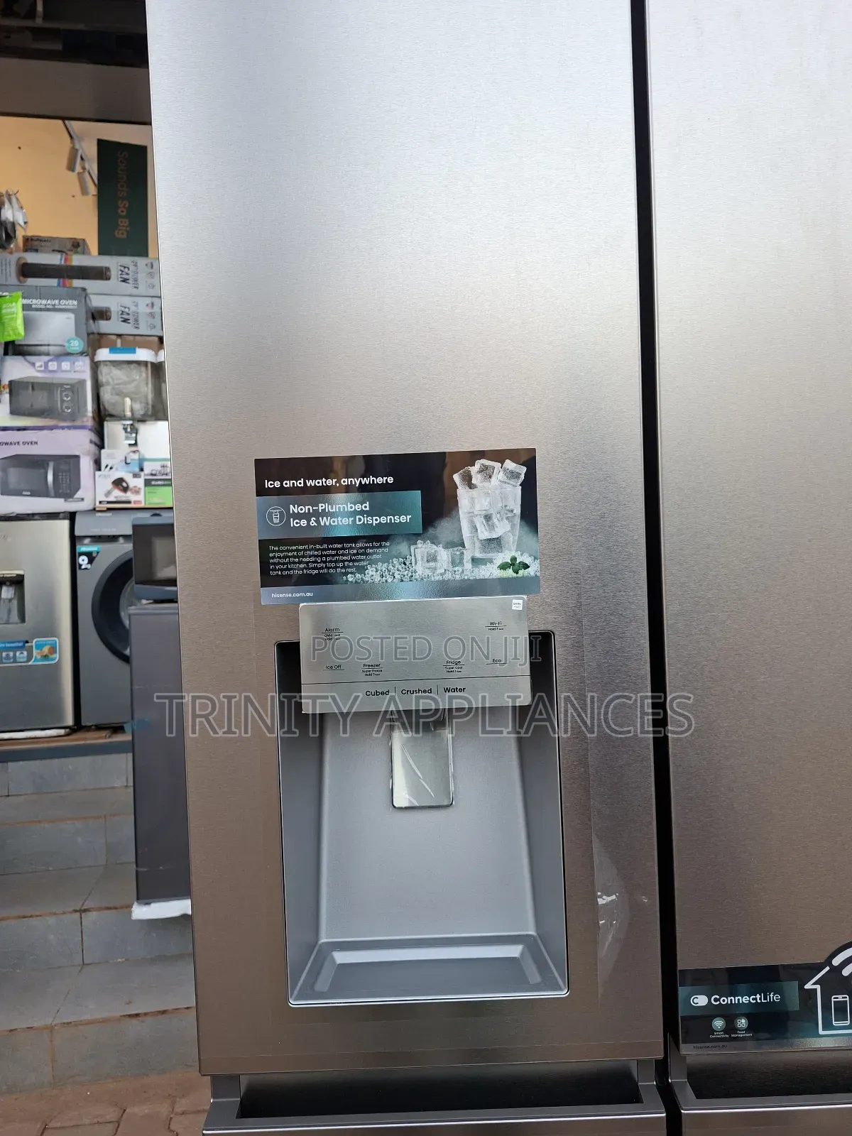 Hisense 720 Liters Refrigerator Dispenser Ice Maker, Wifi