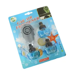 Outlet Car Vent Clip Glass 3refill Bottles Air Freshener