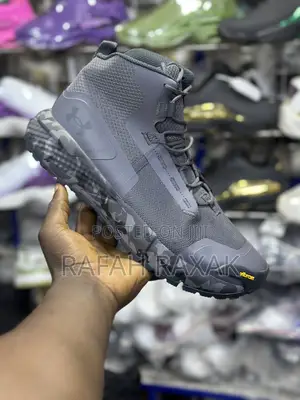 Original Gray Under Armour Valsetz Mid Tactical Boot Sneaker