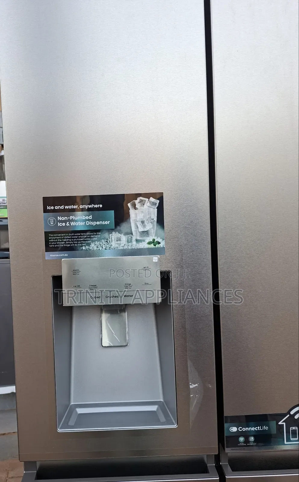 Hisense 720 Liters Refrigerator Dispenser Ice Maker, Wifi