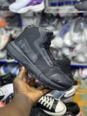 Black Under Armour Velsetz Charged Tactical Boot Sneaker