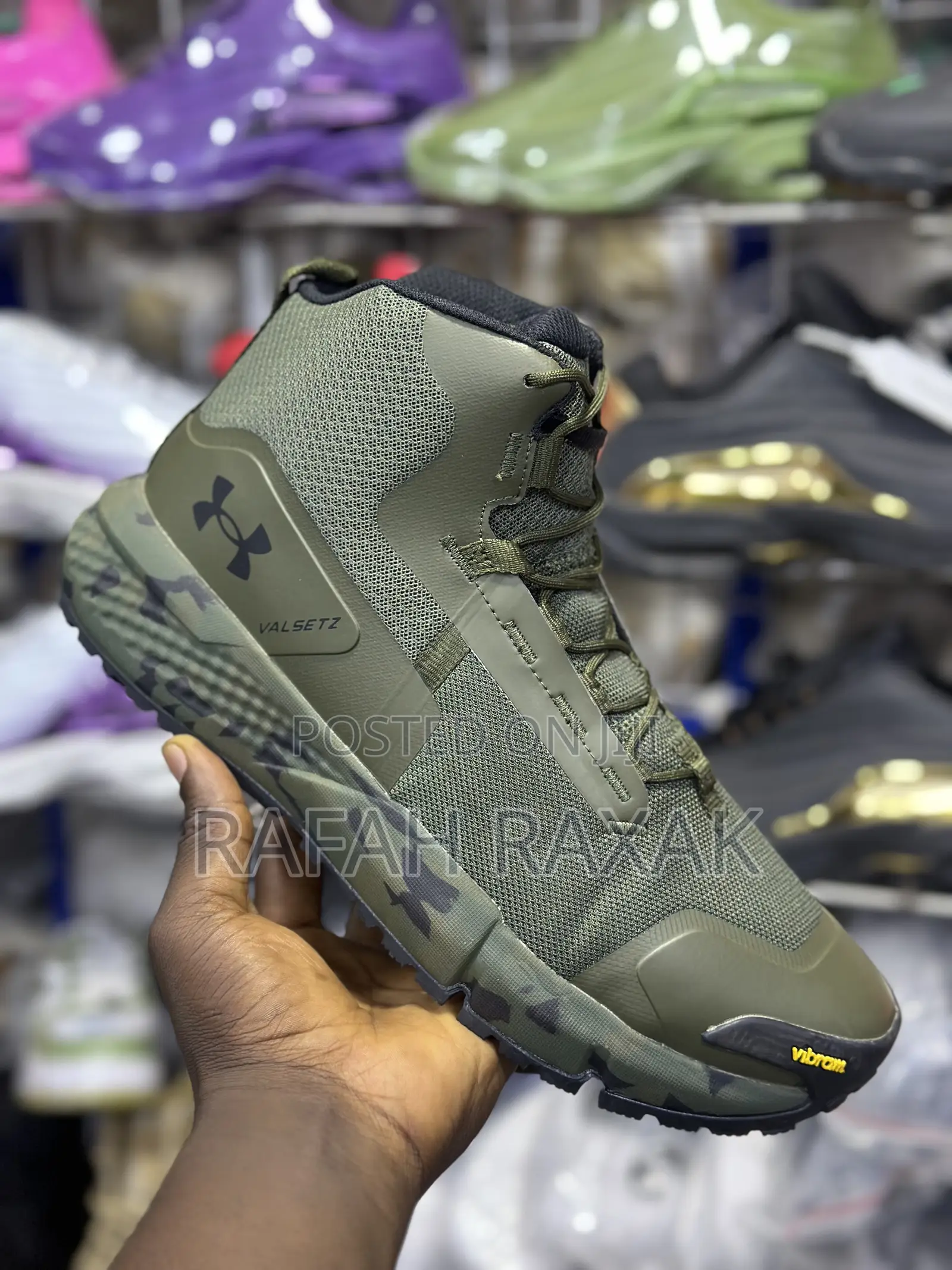 Original Green Under Armour Valsetz Charged Tactical Boots