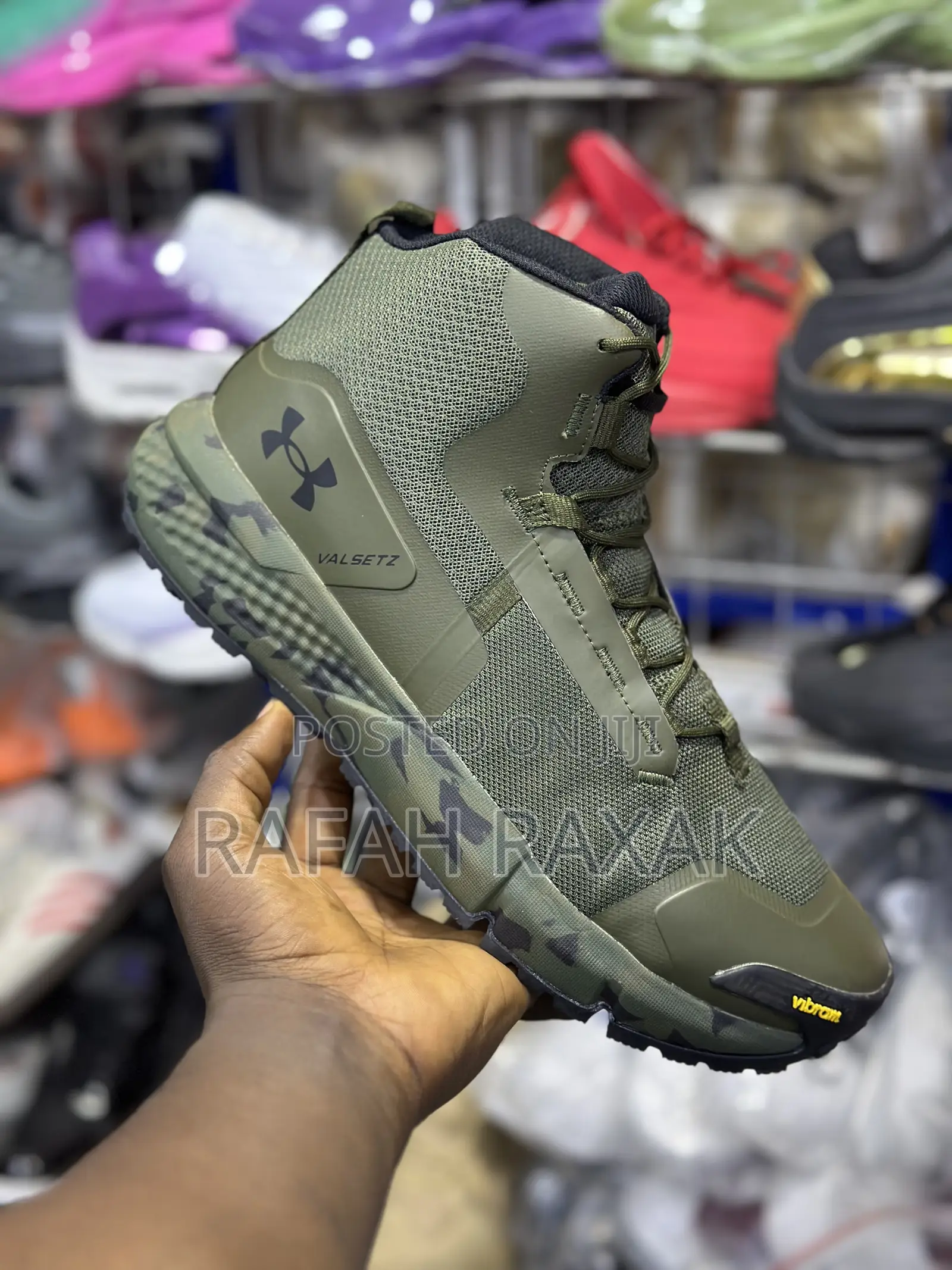 Original Green Under Armour Valsetz Charged Tactical Boots