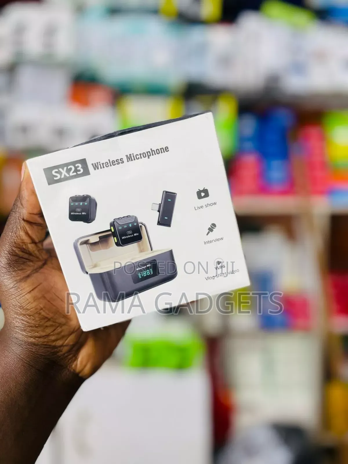 Sx 23 Wireless Microphone Compact and Portable