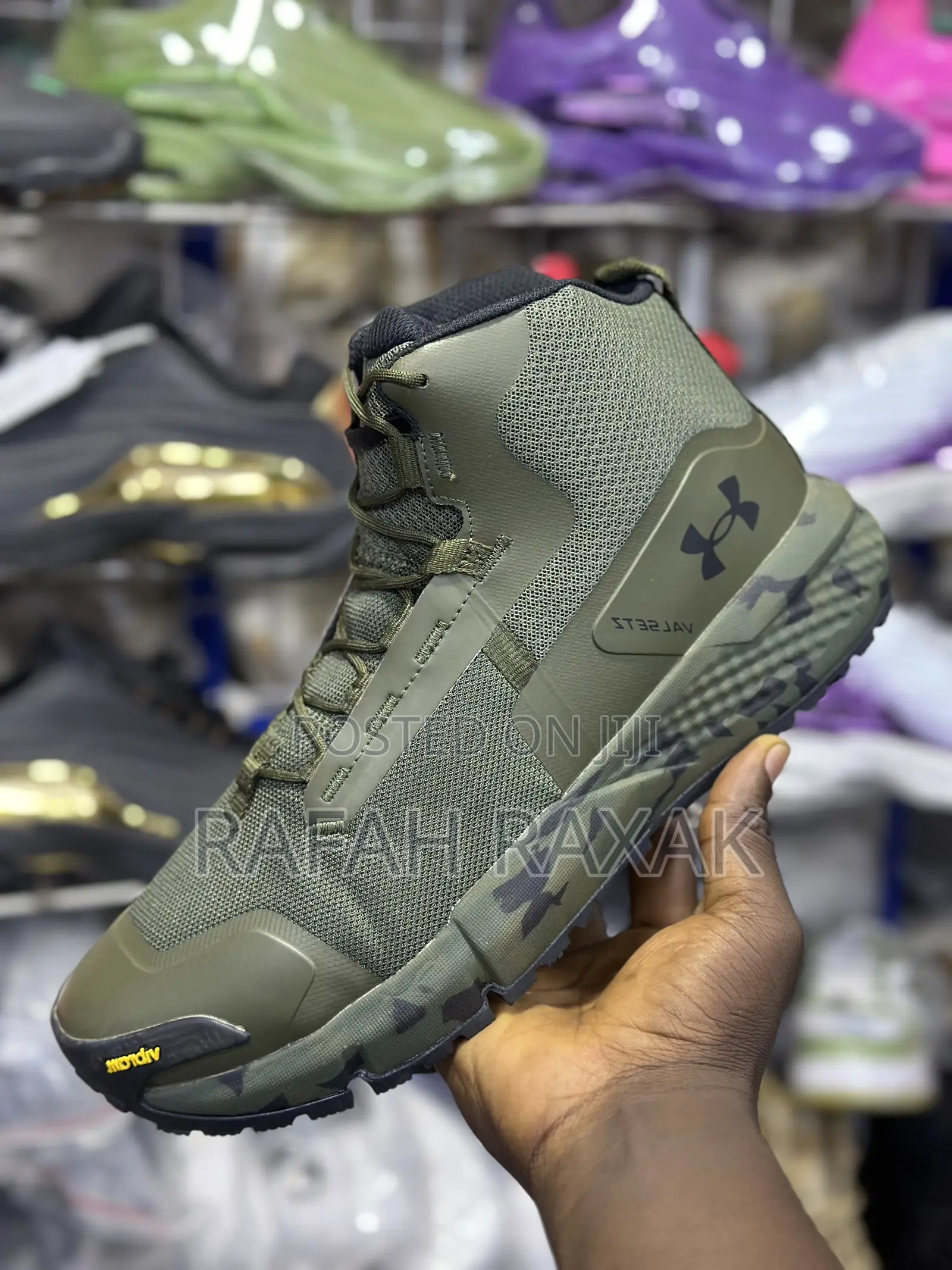 Army Green Under Armour Velsetz Charged Hiking Tactical Boot