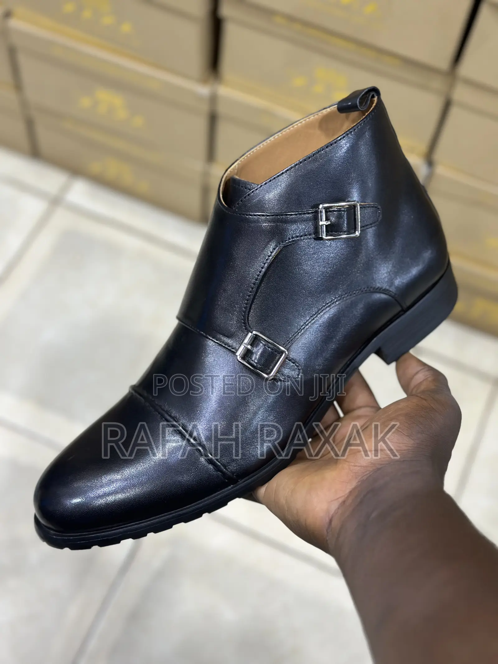 Original Men’S Anax Double Monk Strap Chukka Ankle Boots