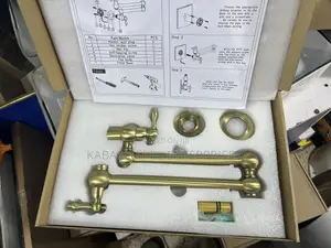 Brush Gold Heavy Duty Pot Filler Tap (Faucet)