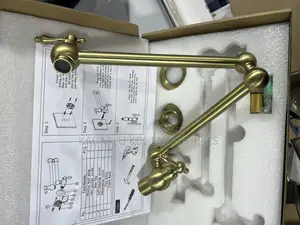 Brush Gold Heavy Duty Pot Filler Tap (Faucet)