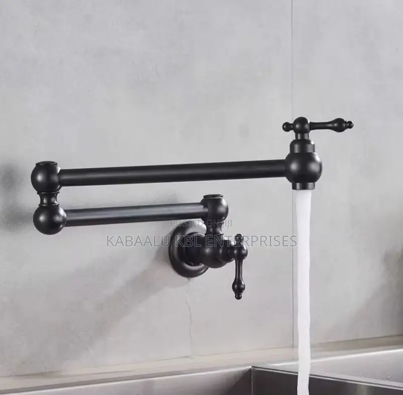 Black Heavy Duty Pot Filler Taps (Oil Rubbed Bronze)