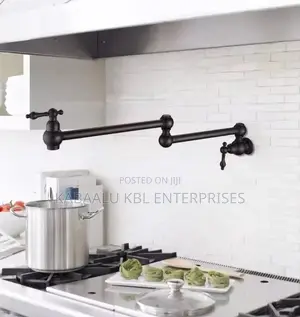 Black Heavy Duty Pot Filler Taps (Oil Rubbed Bronze)