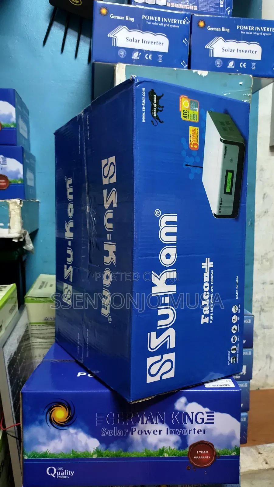 Sukam Falcon+ 1600/24v Inverter With LCD Advanced Charging