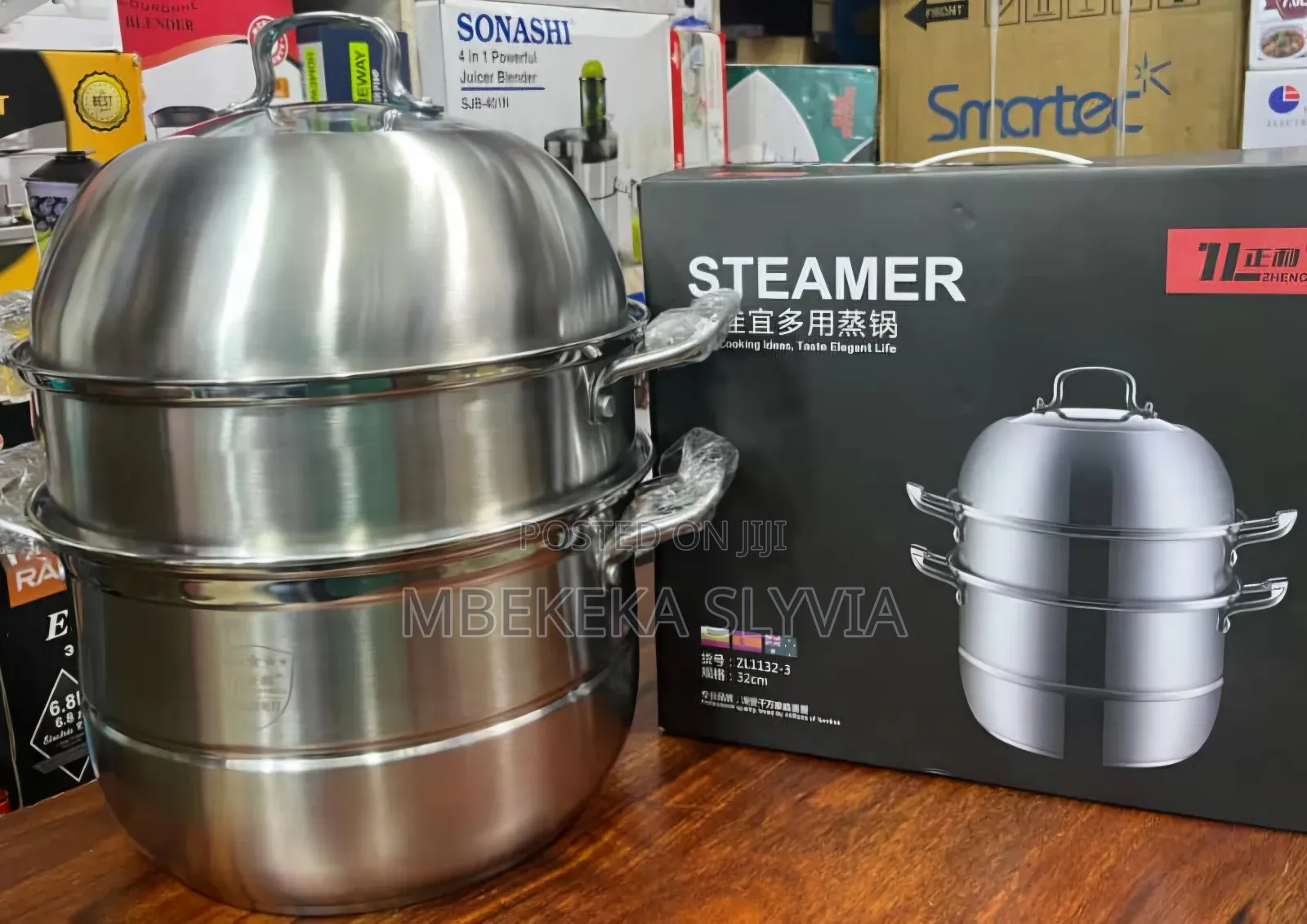 32cm Manual Food Steamer Stainless Steel(New Brand)