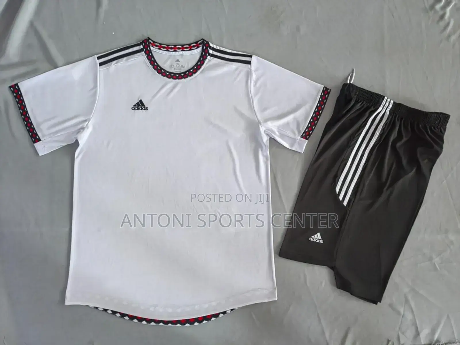 Adidas White Plain Jerseys