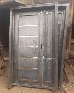Solid Steel. Doors. Double Plated Sound Proof . Wood Steel Mix Doors.