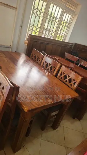 South America Walnut Wood Slab Dining Table