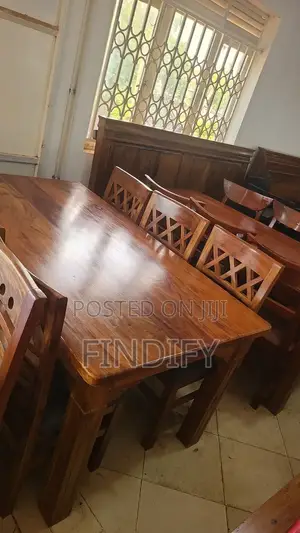 South America Walnut Wood Slab Dining Table