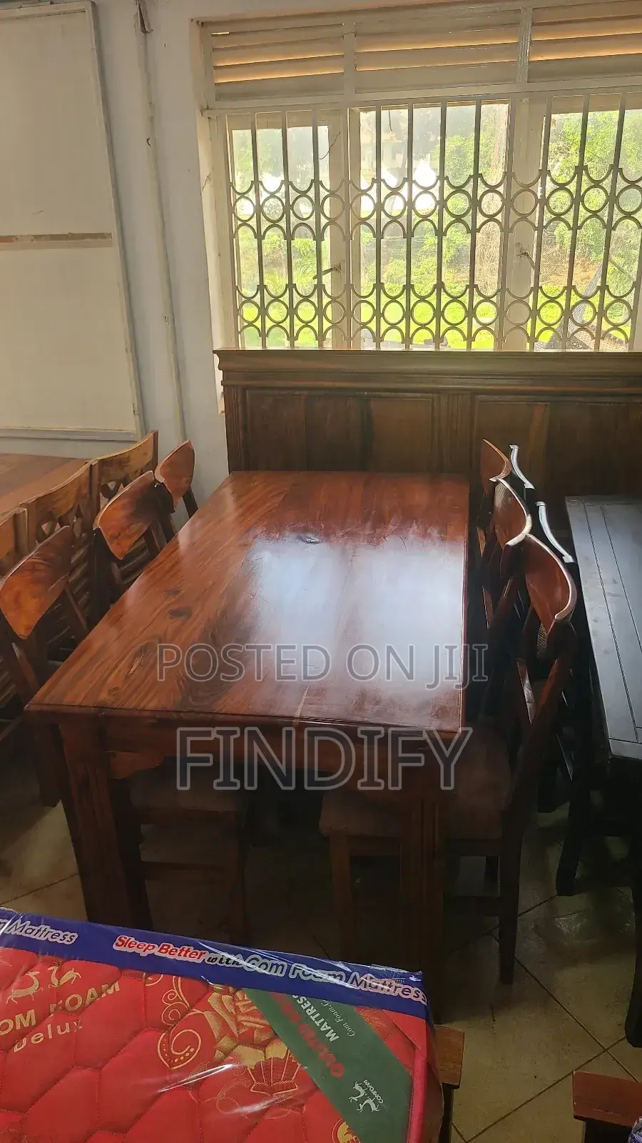 South America Walnut Wood Slab Dining Table