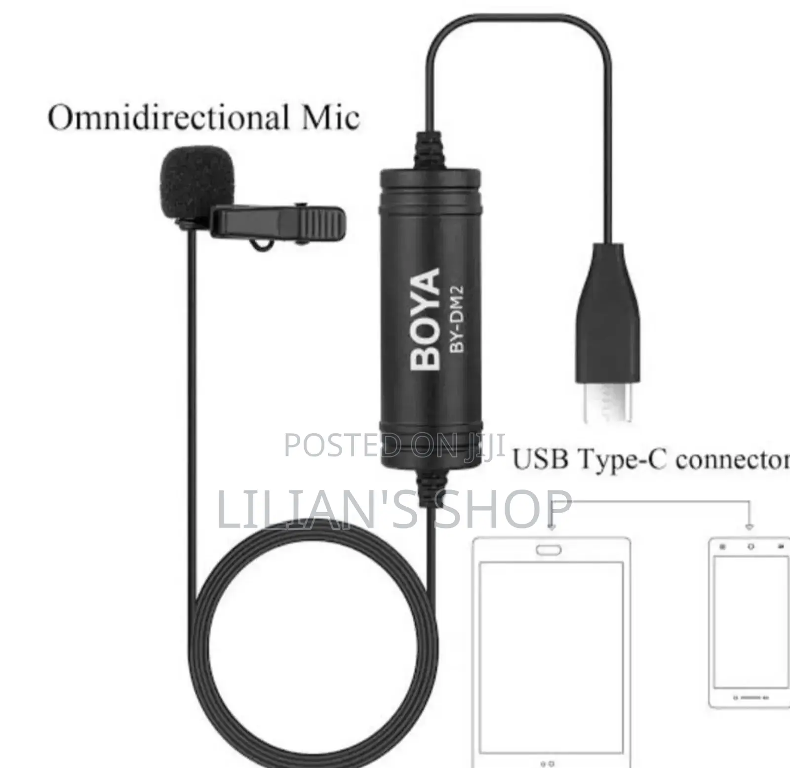 Boya Type-C Clip on Universal Microphone