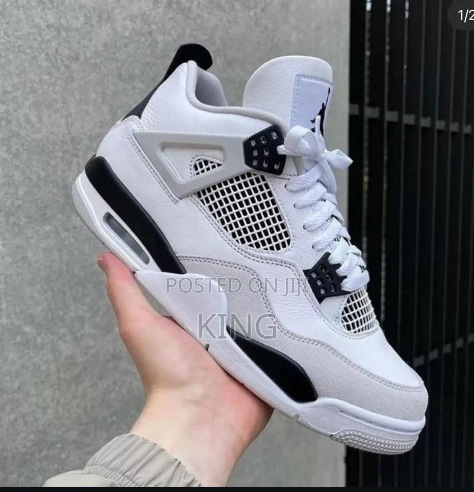 Certified White Jordans