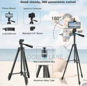Professional Foldable Heavy Duty Phone Tripod