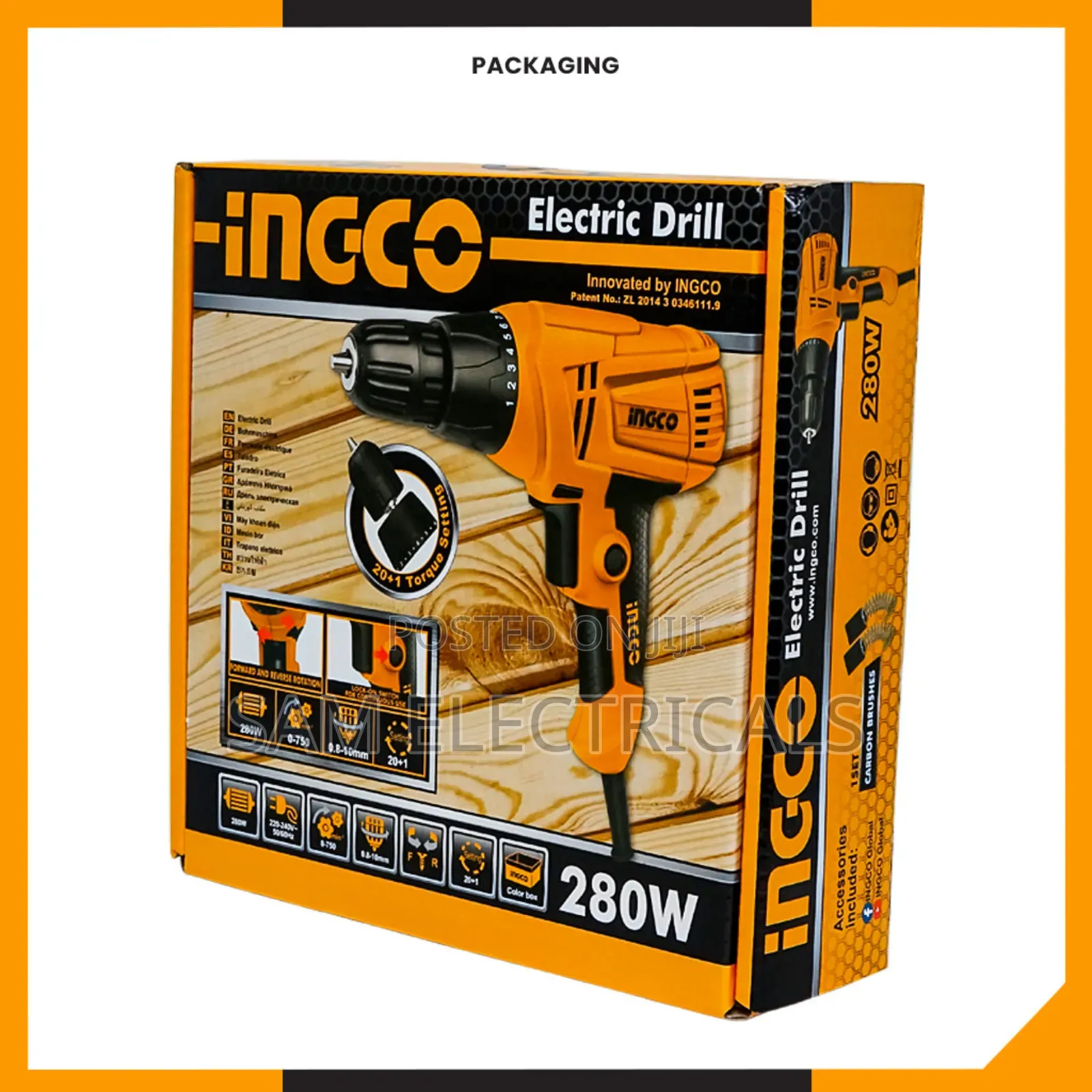Ingco 280w Electric Drill