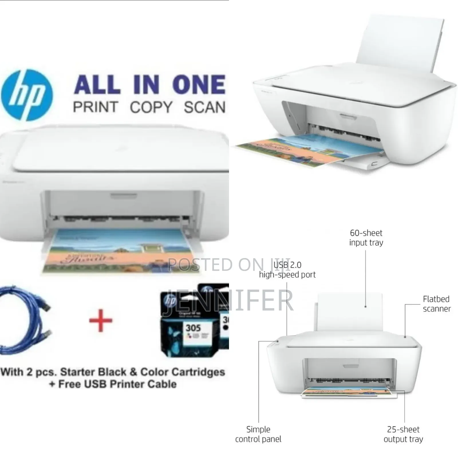 Hp Deskjet 2320 Printer, All-in-One Inkjet Printer