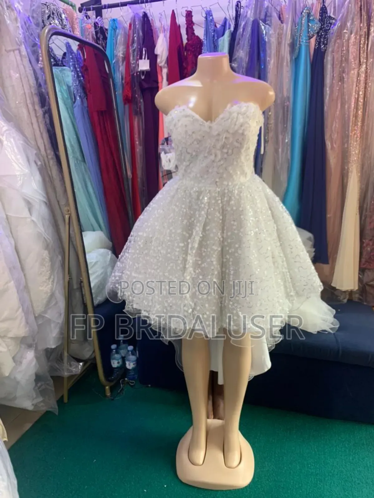 Bridesmaids Dresses for Hire White 6pcs