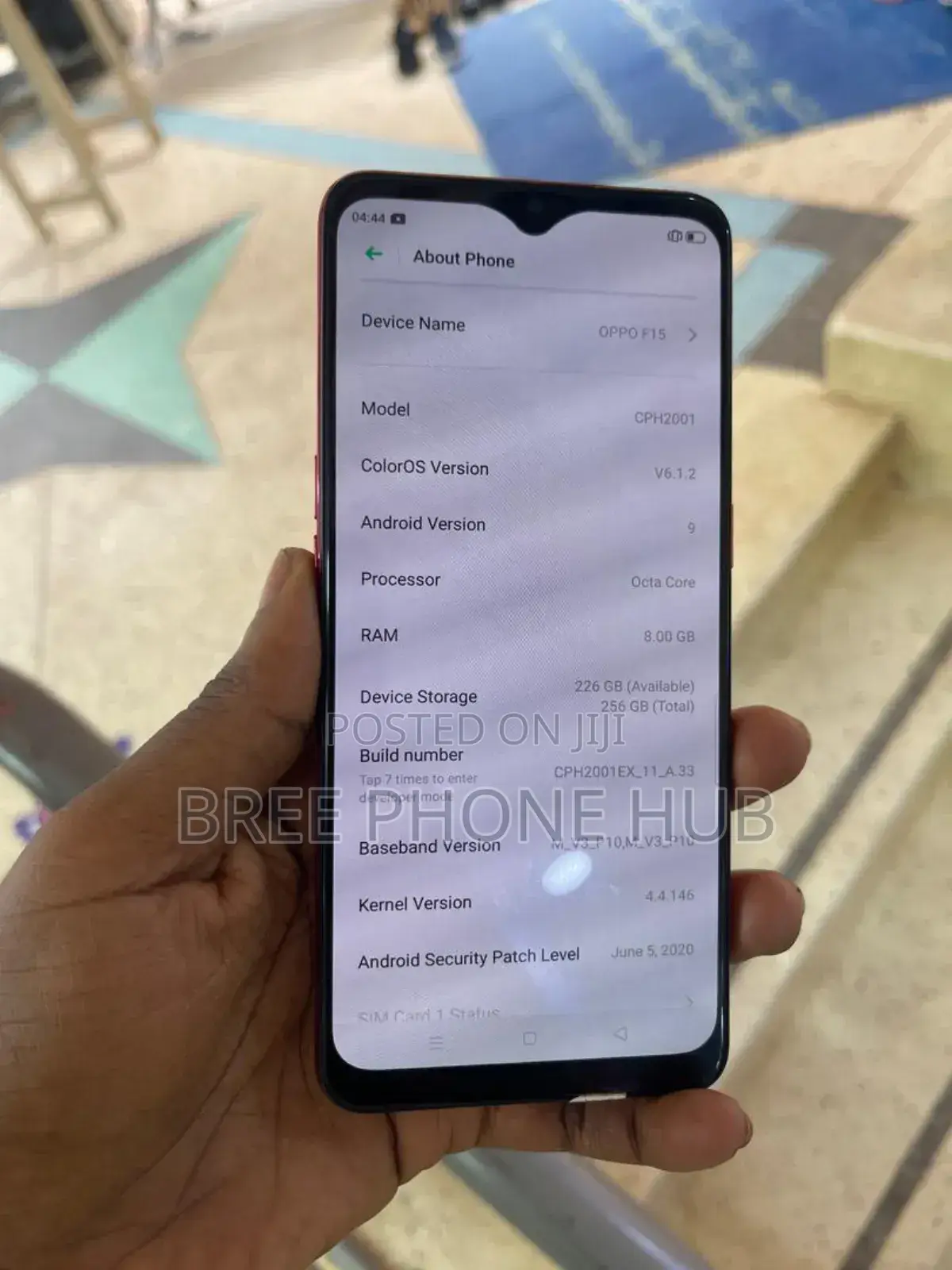 Oppo F15 128 GB Red