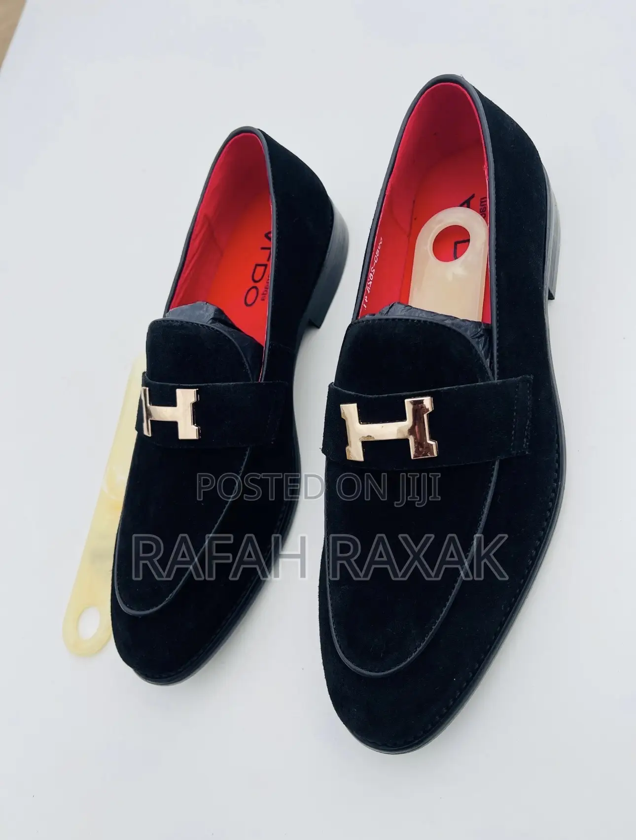 Original Men’S Fashion Designer Black Aldo Suede Loafers