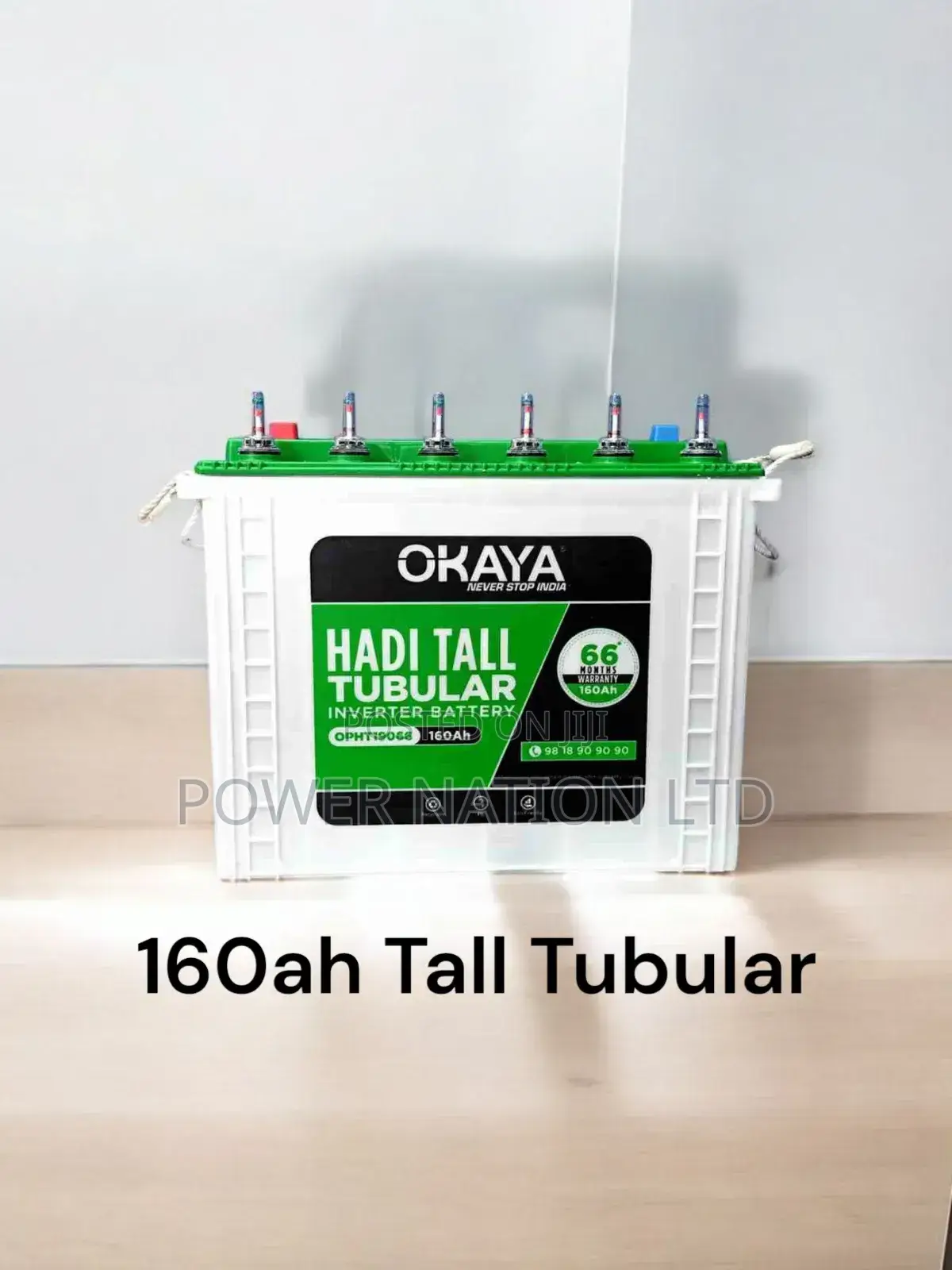 160ah Okaya Tall Tubular Battery