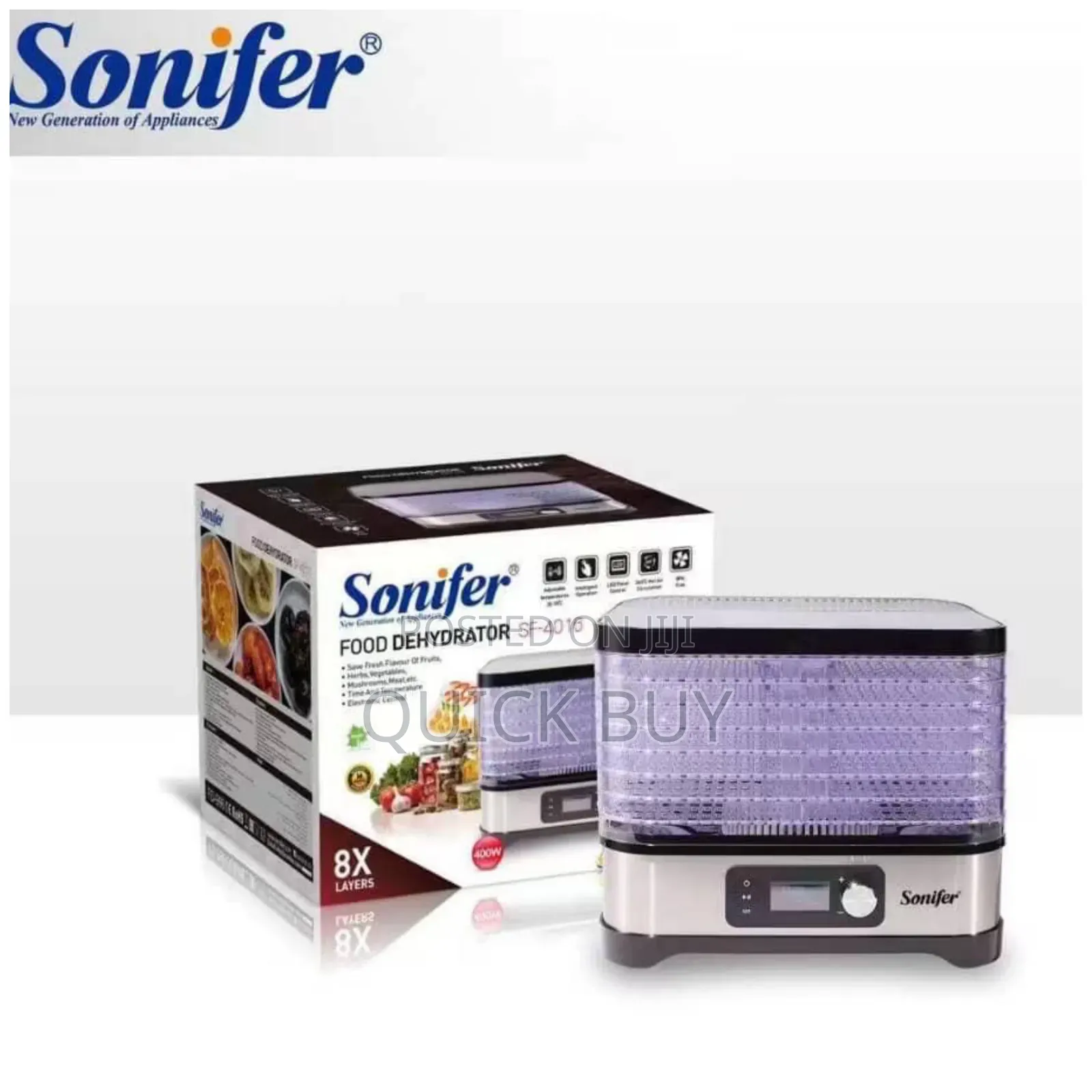 8 Layer Food Dehydrater-New