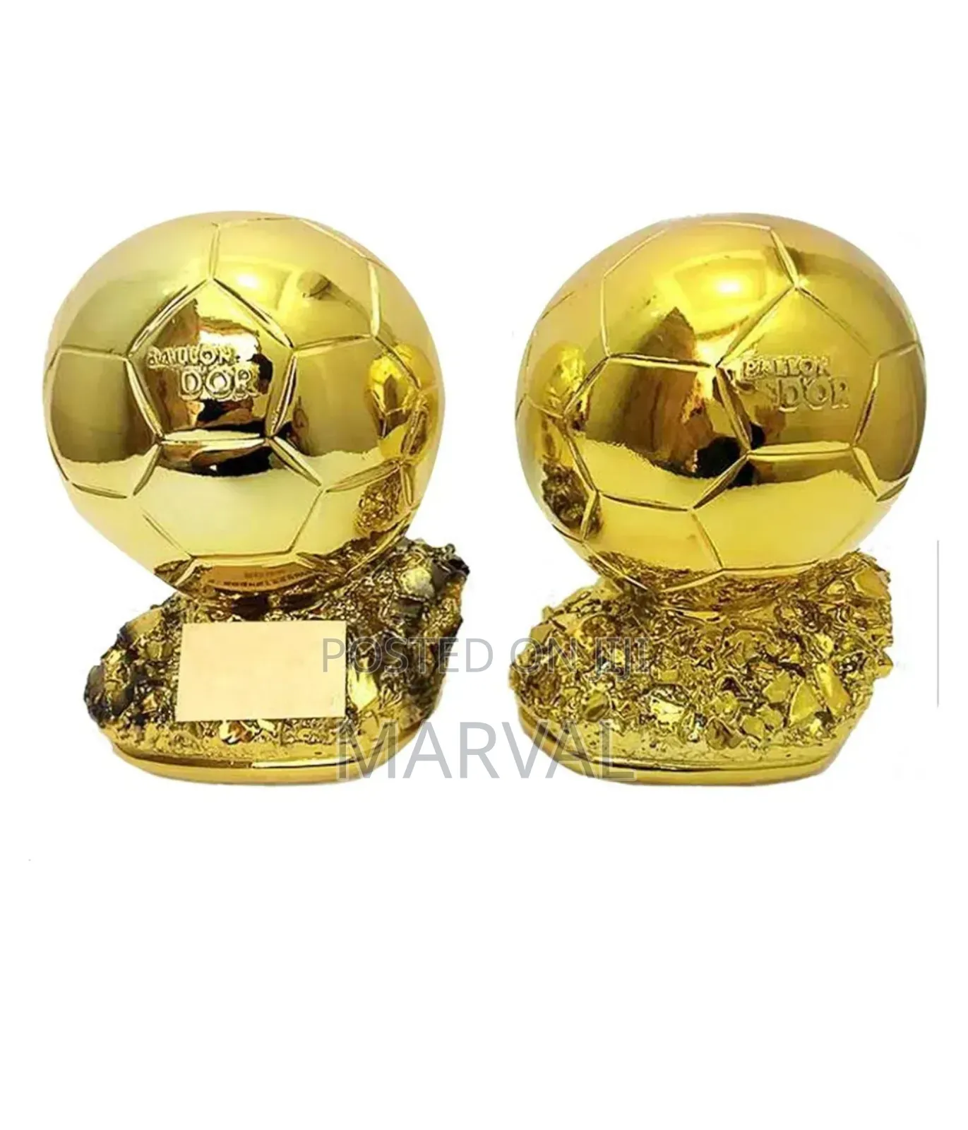 Golden Balloon Football Trophy Champion Trophy