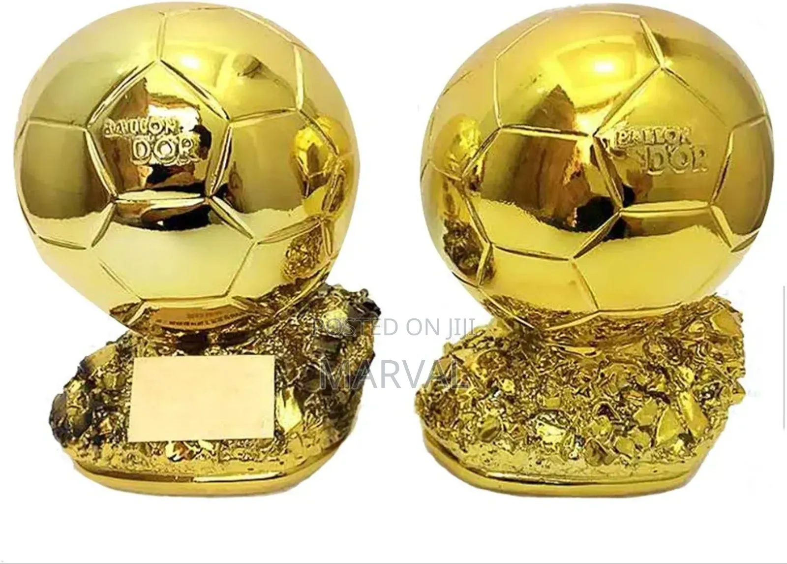 Golden Balloon Football Trophy Champion Trophy