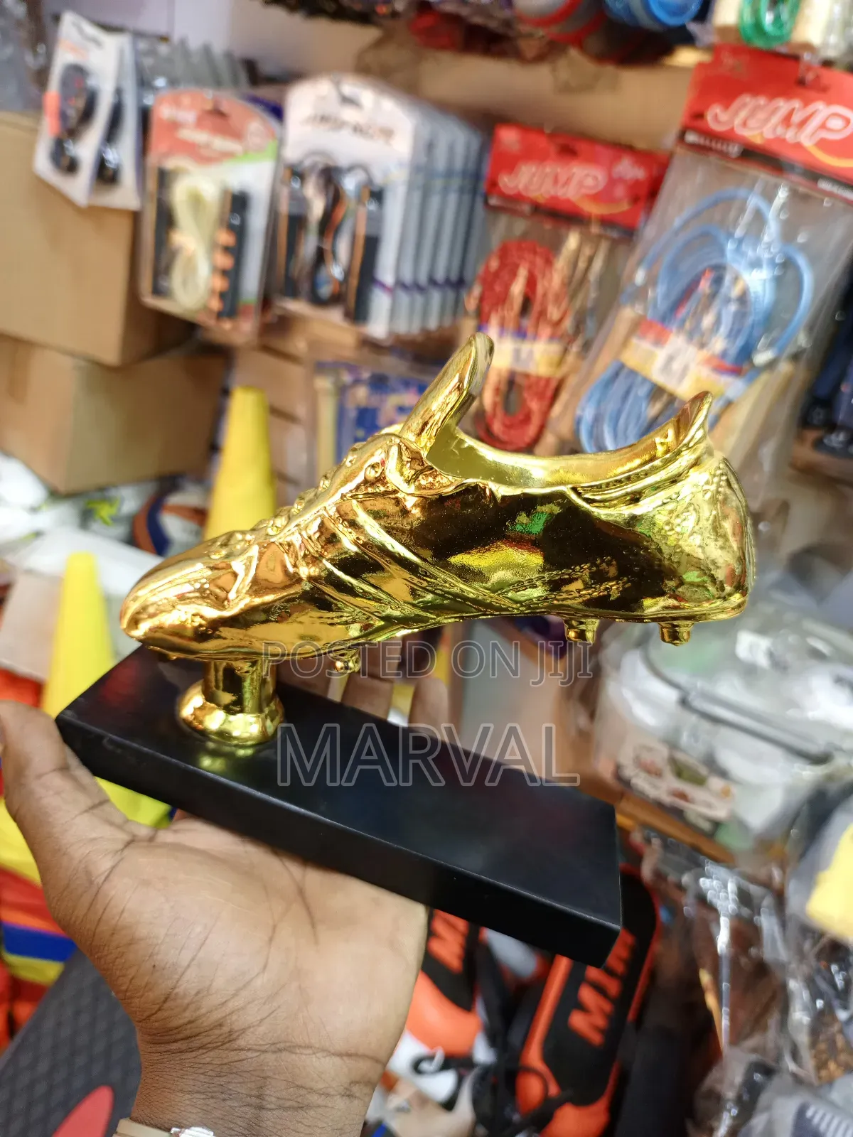 Golden Boot Award Soccer Trophy