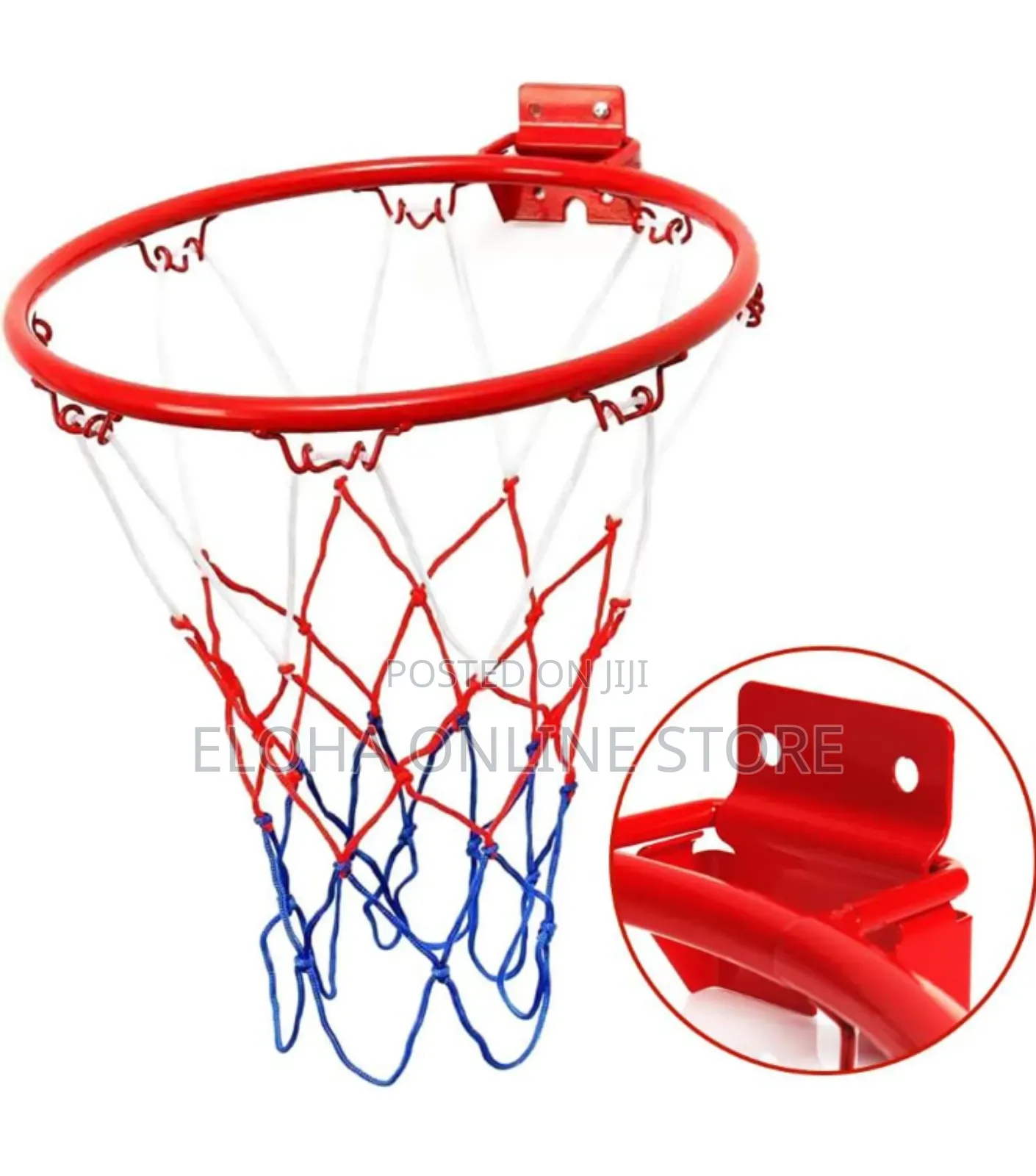 Wall Mounted Basketball Rim With Net