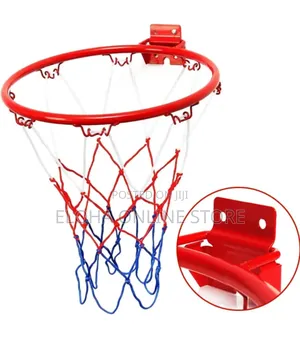 Wall Mounted Basketball Rim With Net