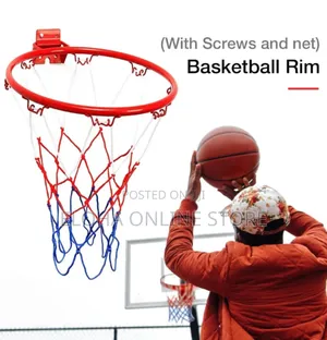 Wall Mounted Basketball Rim With Net