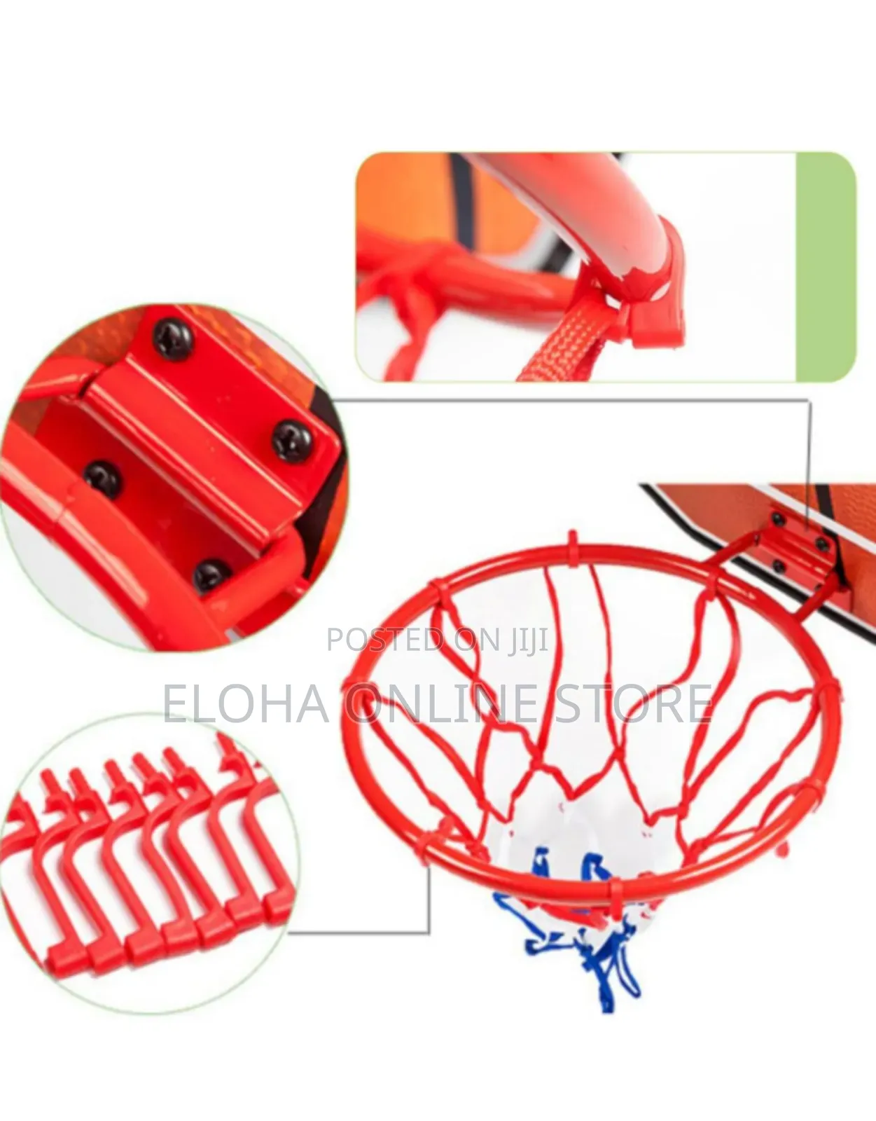 Wall Mounted Basketball Rim With Net