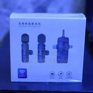 3in1 Dual Mic Wireless Microphone for iPhone, Type C and Aux