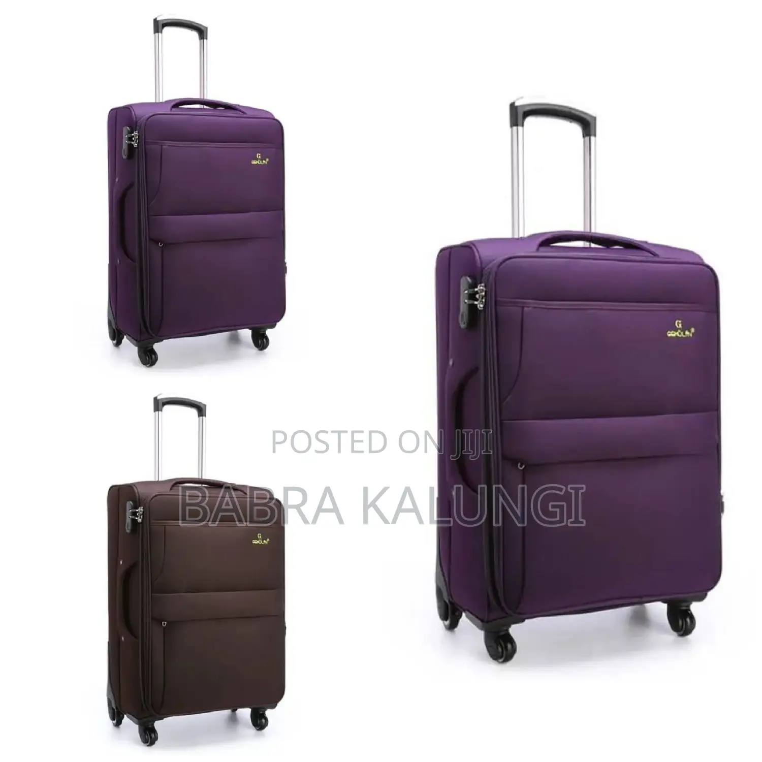 1 Piece of 20 Inch Large Capacity Check-in Travel Suitcase