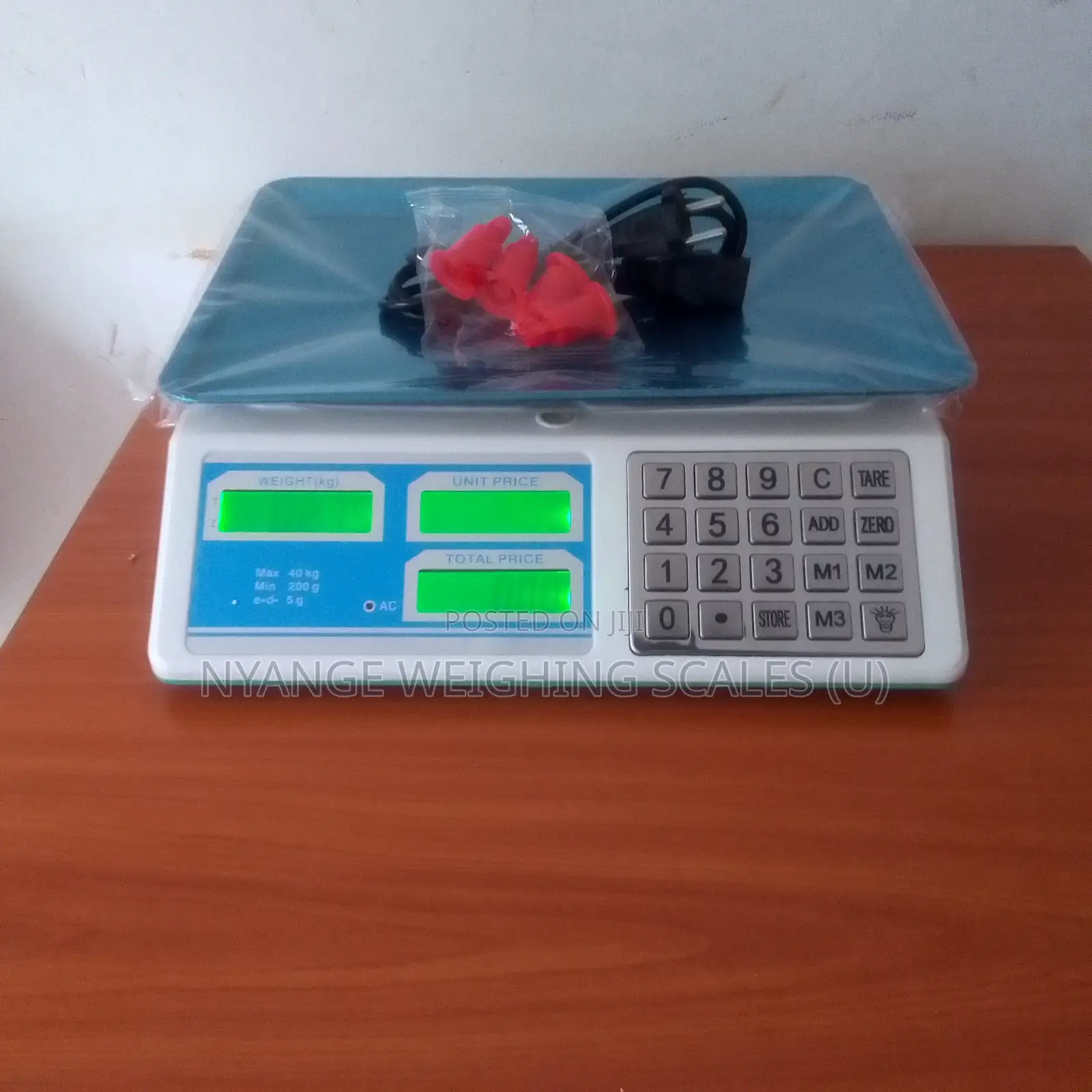 Simple Weigh Scale Operation Table Top Weighing Scale 30kg-40kg D=5g