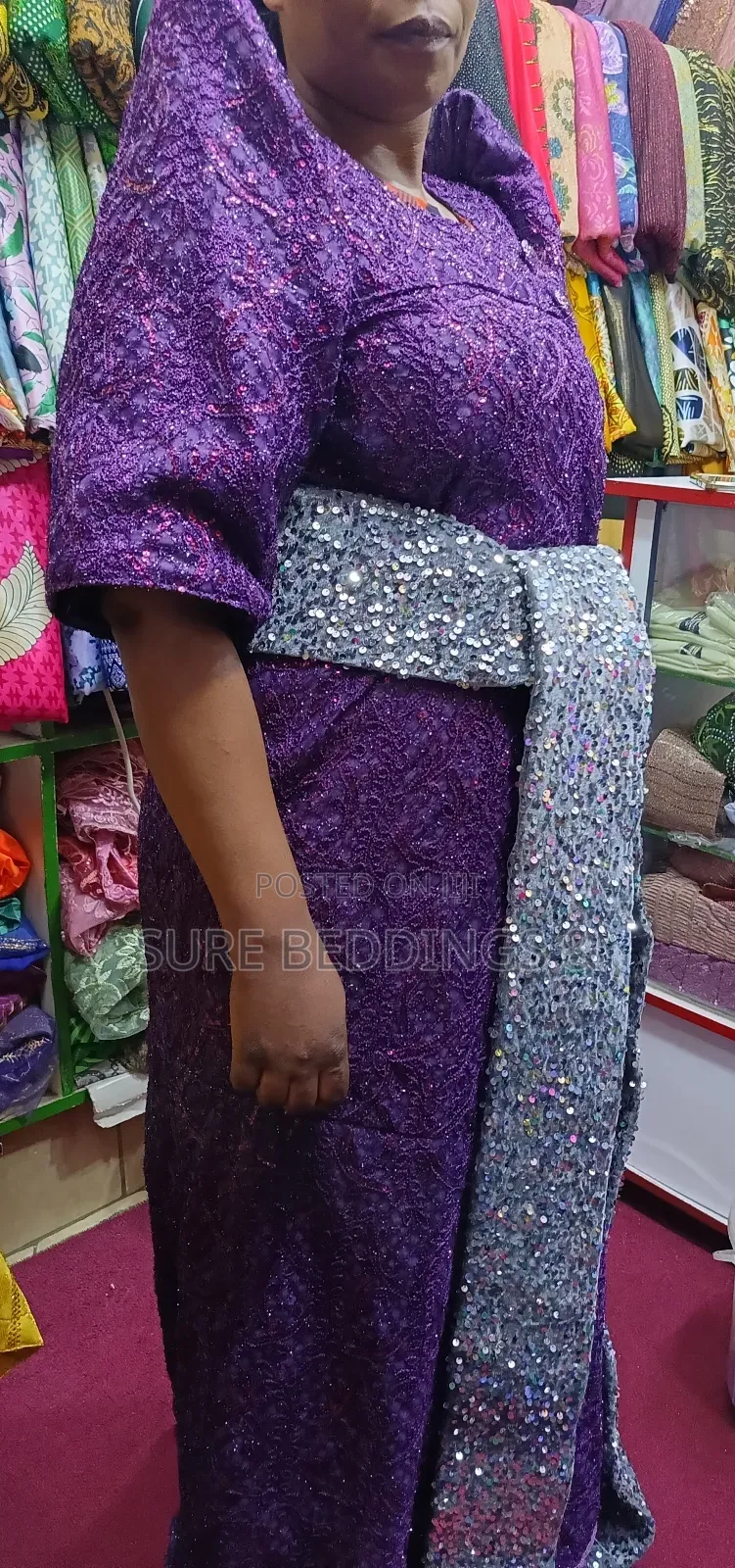 Purple Ready Made Gomesi