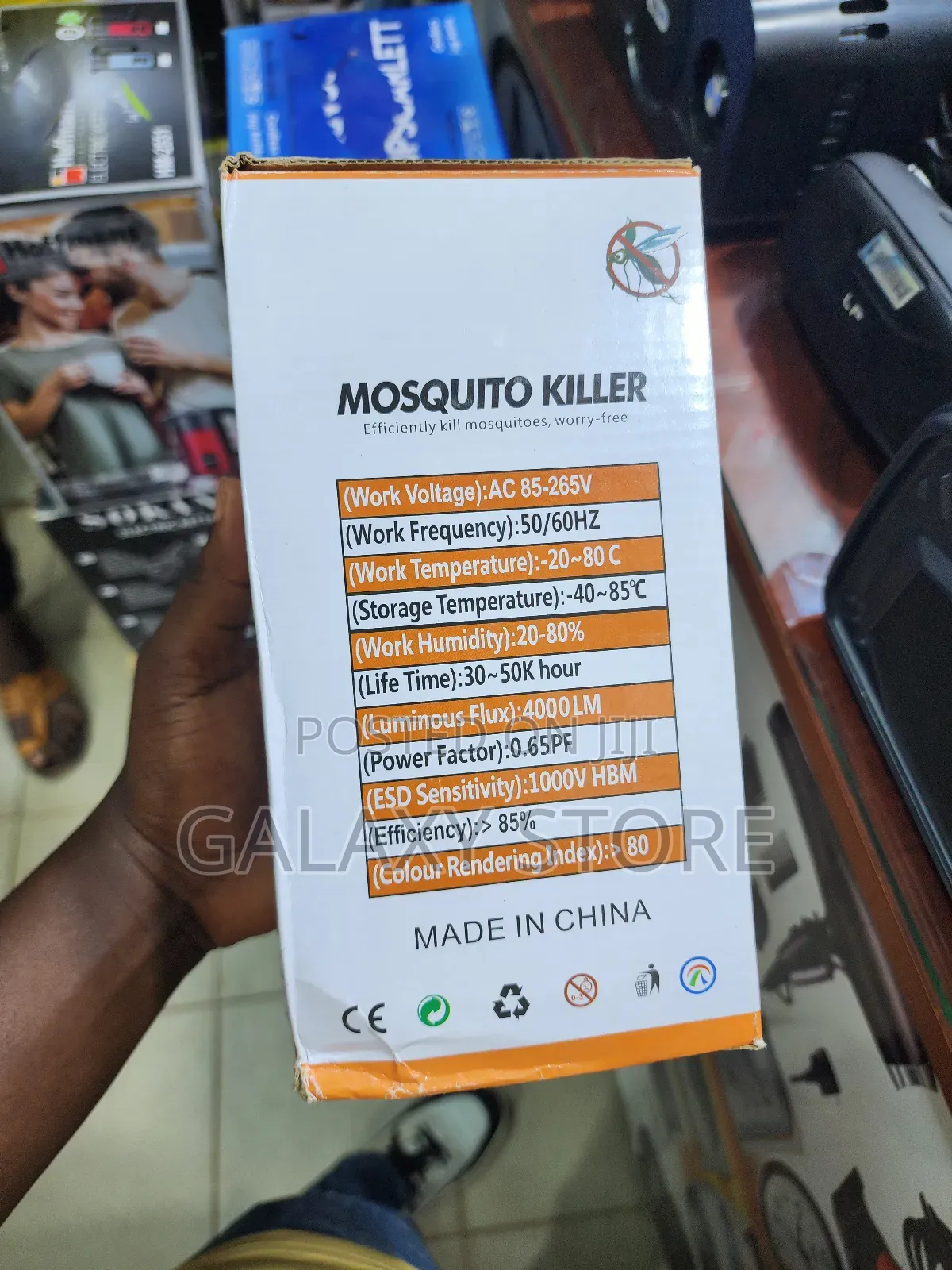 Mosquito Electric Led Insect Trap Light Physical Killer Lamp