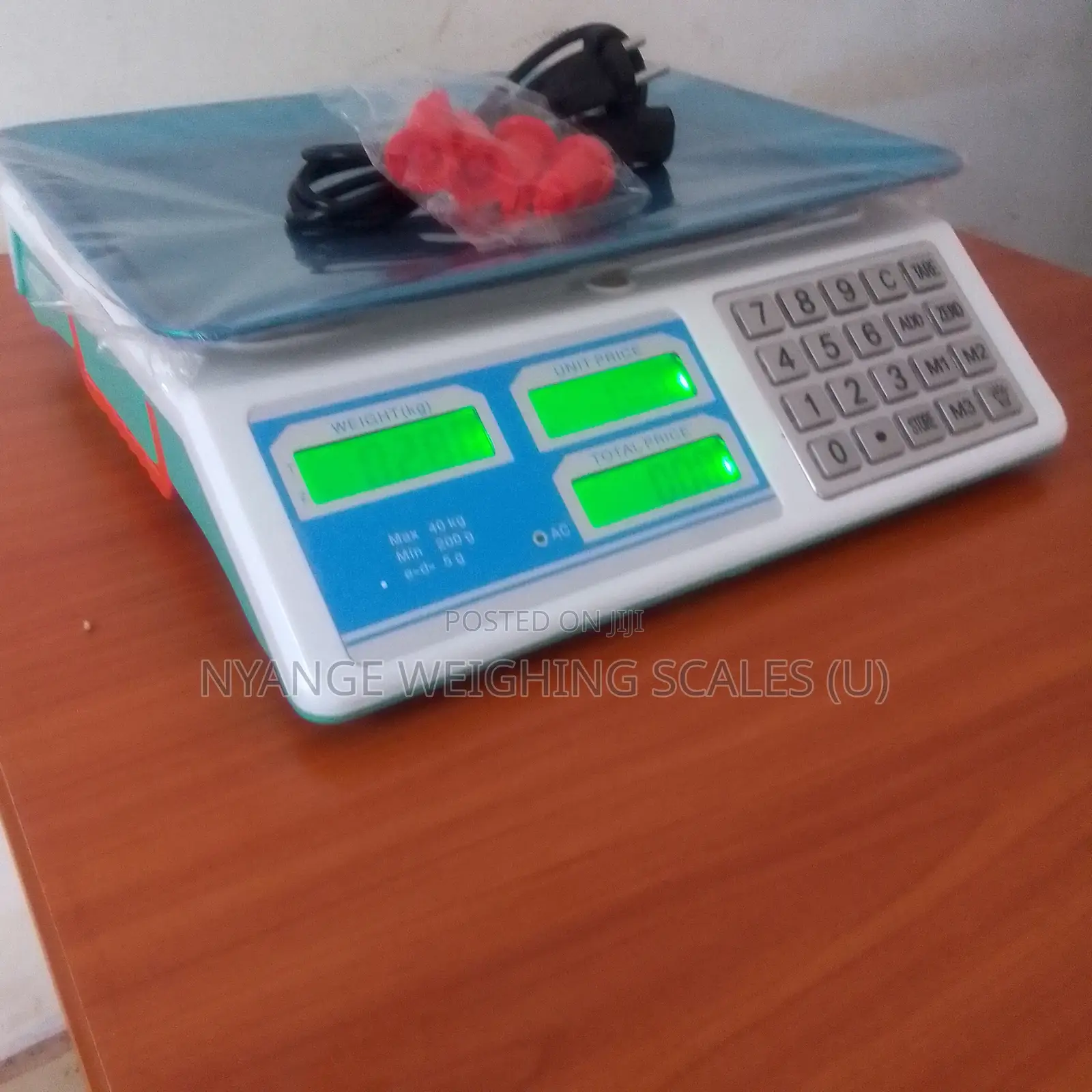 Portable Digital Weigh Scale Electronic Weighing Scale M-Cpy 40kg D=5g