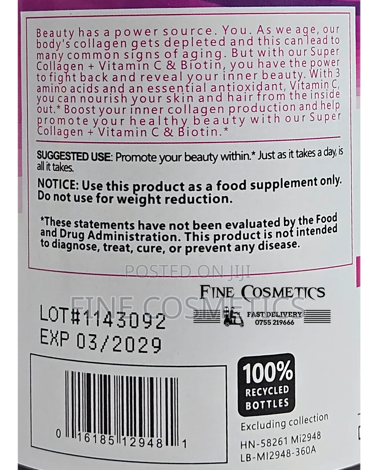 Wholesale Neocell Super Collagen Biotin Vitamin C Tablet 250