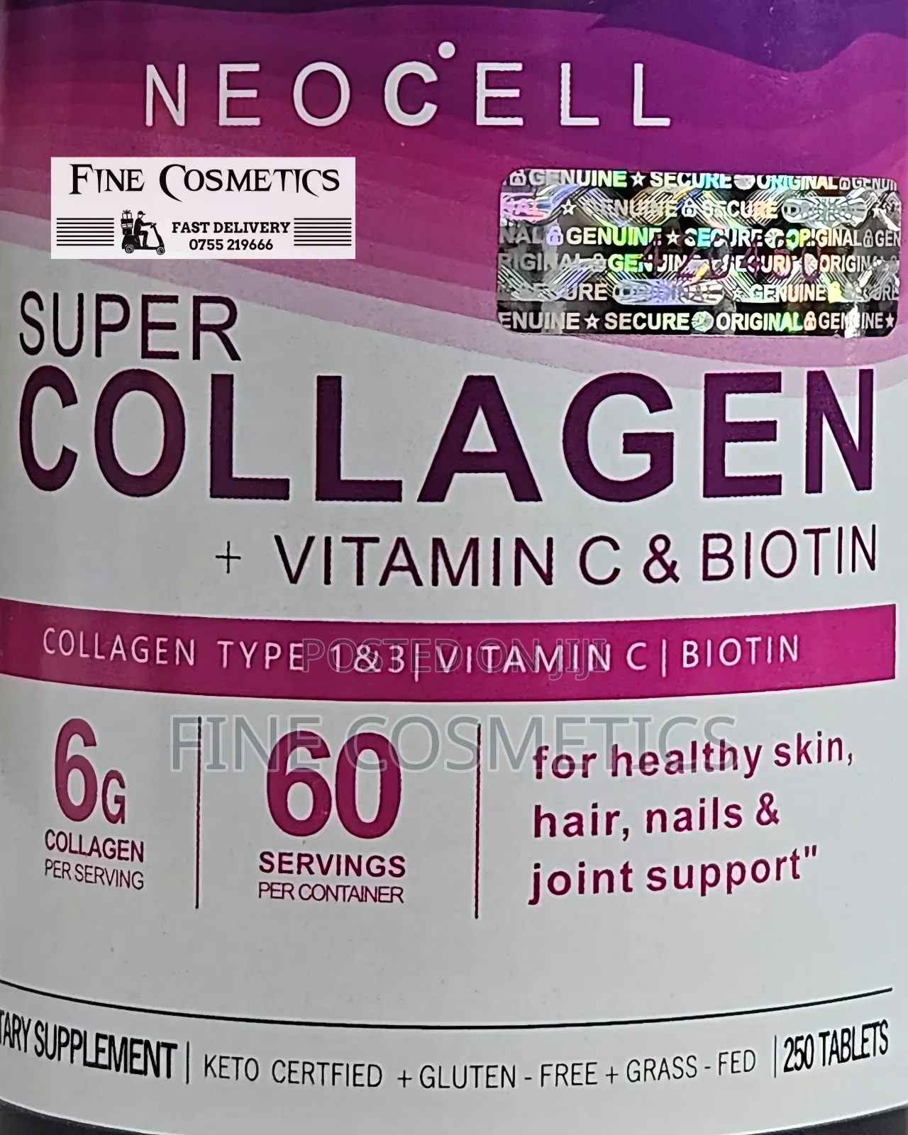 Wholesale Neocell Super Collagen Biotin Vitamin C Tablet 250