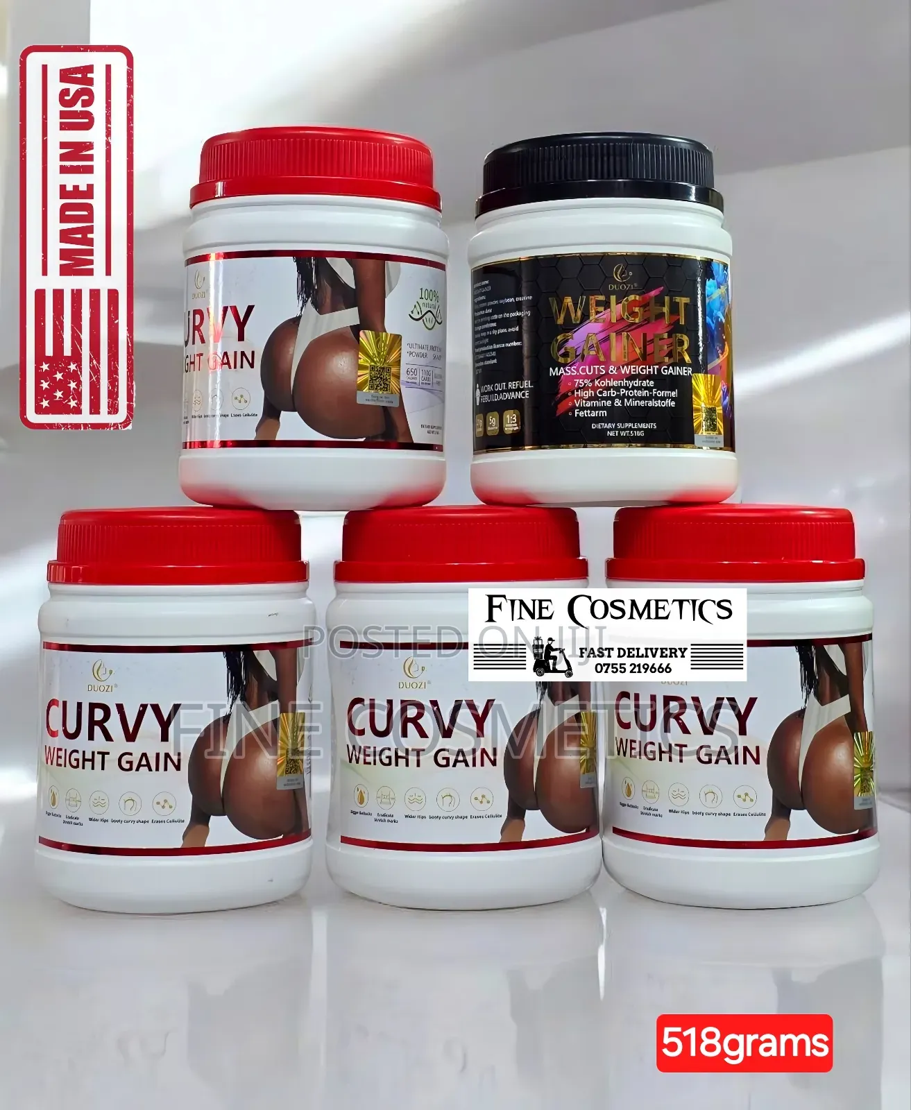 Wholesale Curvy Weight Gain Hip/Butt Whey Protein Porridge