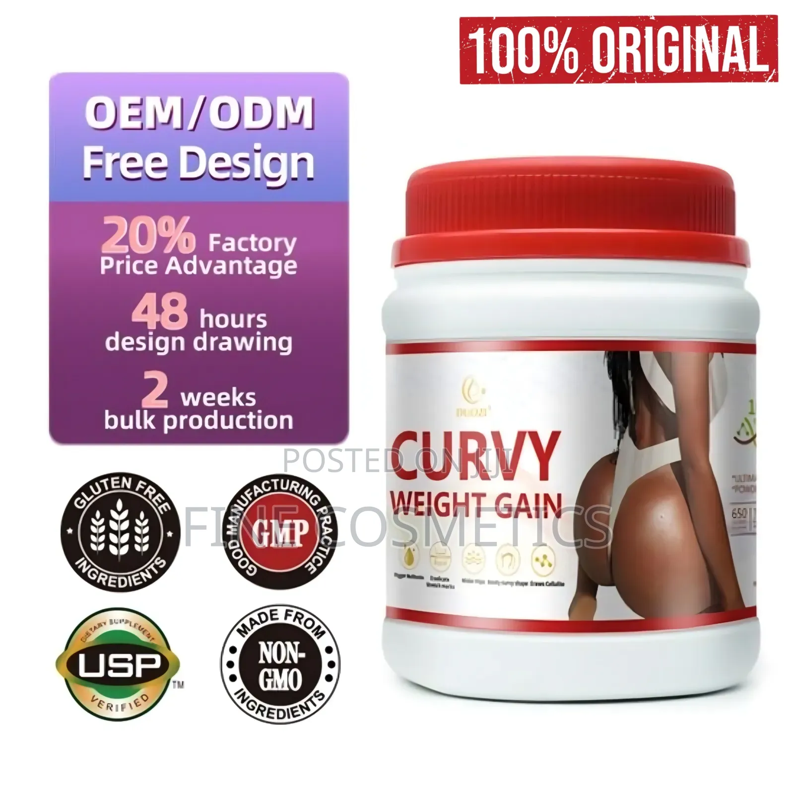 Wholesale Curvy Weight Gain Hip/Butt Whey Protein Porridge
