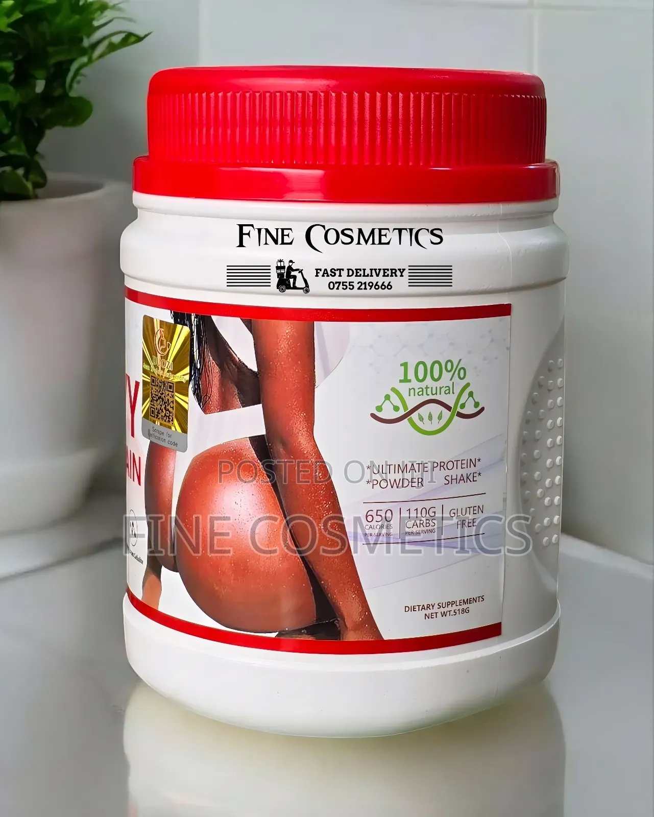 Wholesale Curvy Weight Gain Hip/Butt Whey Protein Porridge