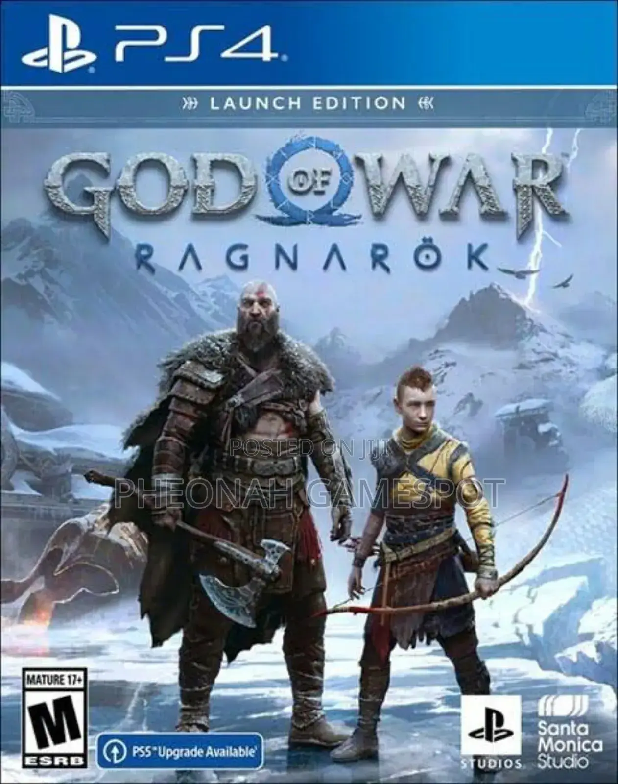 God Of War Ragnarok Game Cd For Ps4 At Only
